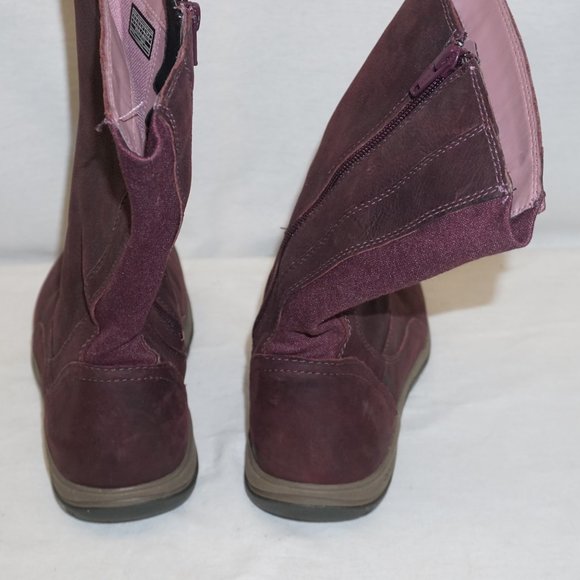 KEEN Boots PRESIDIO II  sz 6.5  Dark Red oiled leather water repel rubber sole - Picture 4 of 12